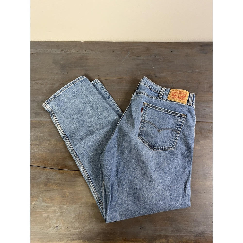 Mens Levi's 505 Straight Leg Blue Jeans Size 40X30